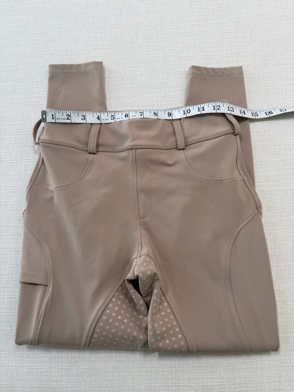 Brown Silicone-Grip Riding Tights - Picture 5 of 8